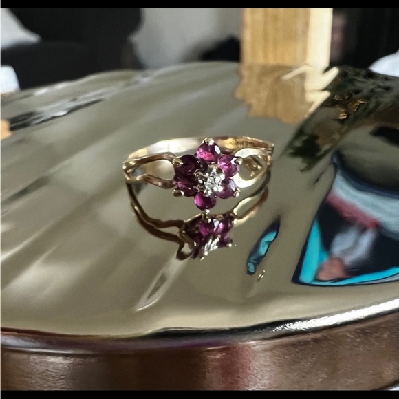 Diamond and ruby ring - Picture 3 of 13
